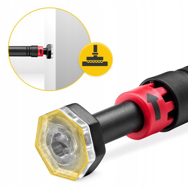 Професійний розсувний турнік 4FIZJO для дверного прорізу 66-100 см Black/Red (P-5907739310385)