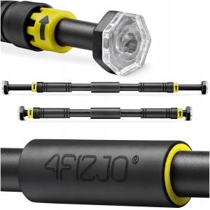 Професійний розсувний турнік 4FIZJO для дверного прорізу 66-100 см Black/Yellow (P-5907739314765)