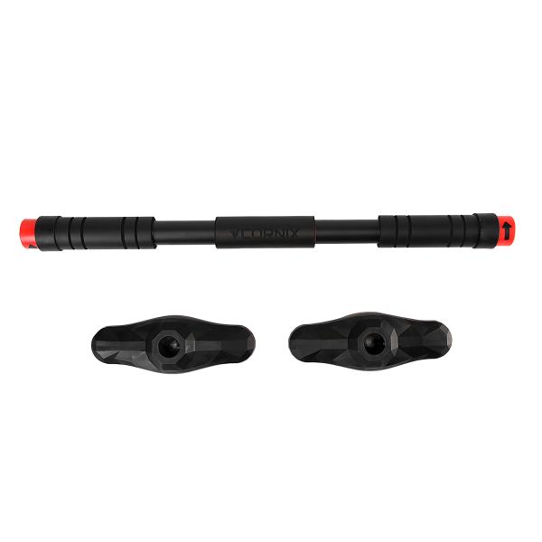 Домашній розсувний турнік в двері CORNIX Pro 67-100 см XR-0283 Black/Red