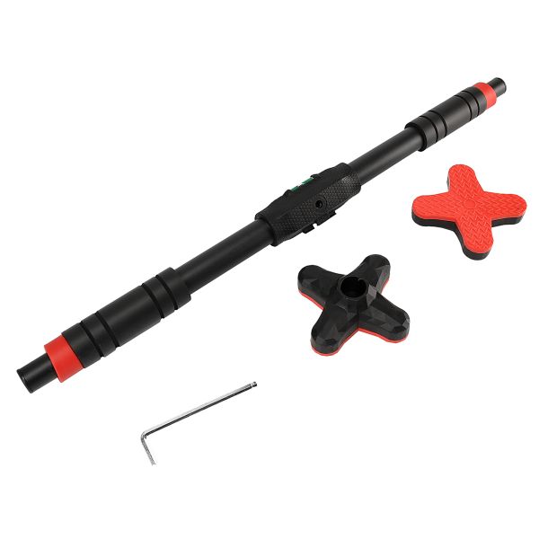 Домашній розсувний турнік в двері CORNIX Pro+ 70-100 см XR-0286 Black/Red