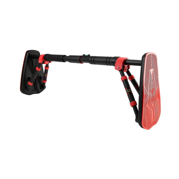 Домашній розсувний турнік в двері CORNIX Elite+ 85-120 см XR-0294 Black/Red